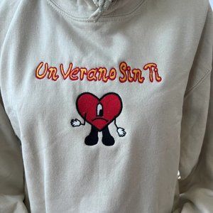 Un Verano Sin Ti Custom Embroidered Trendy Bad Bunny Hoodie